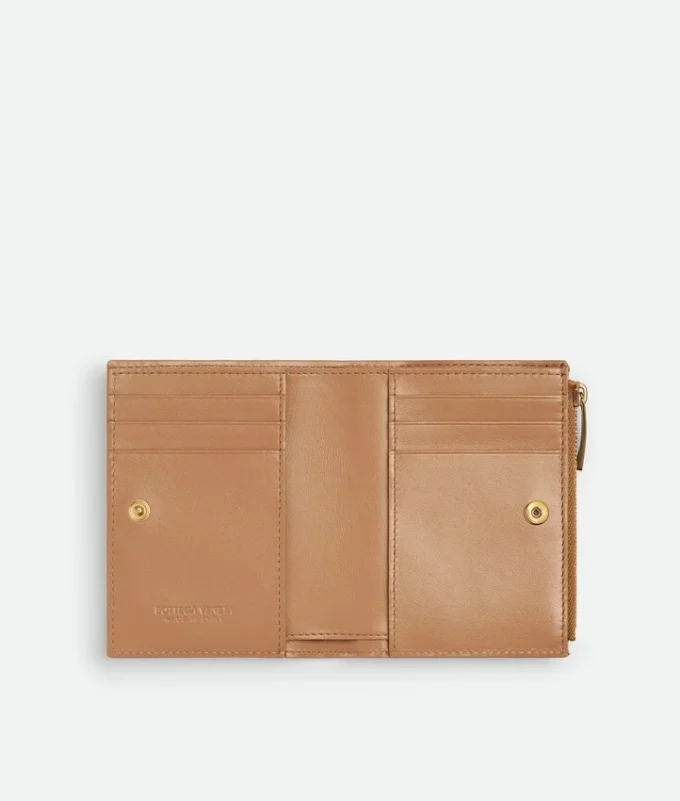 Intrecciato Small Bi-Fold Wallet