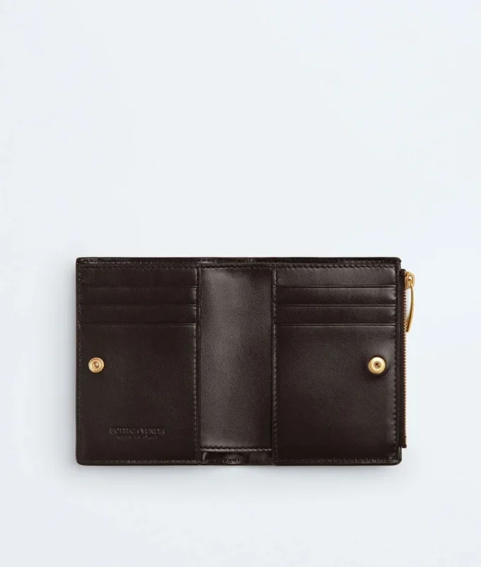 Intrecciato Small Bi-Fold Wallet