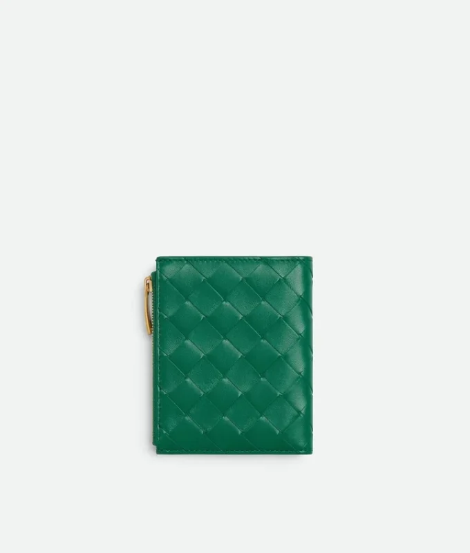 Intrecciato Small Bi-Fold Wallet