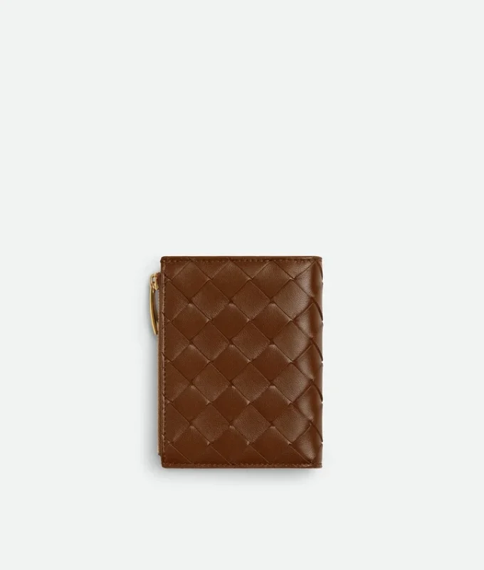 Intrecciato Small Bi-Fold Wallet