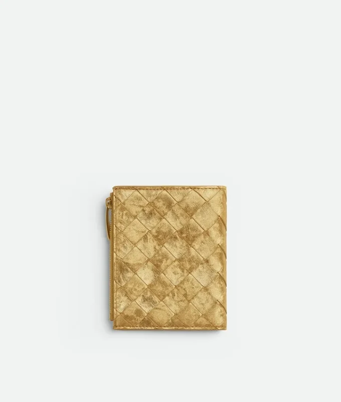 Intrecciato Small Bi-Fold Wallet