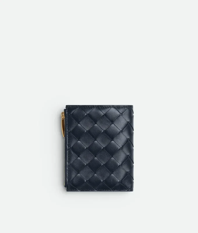 Intrecciato Small Bi-Fold Wallet
