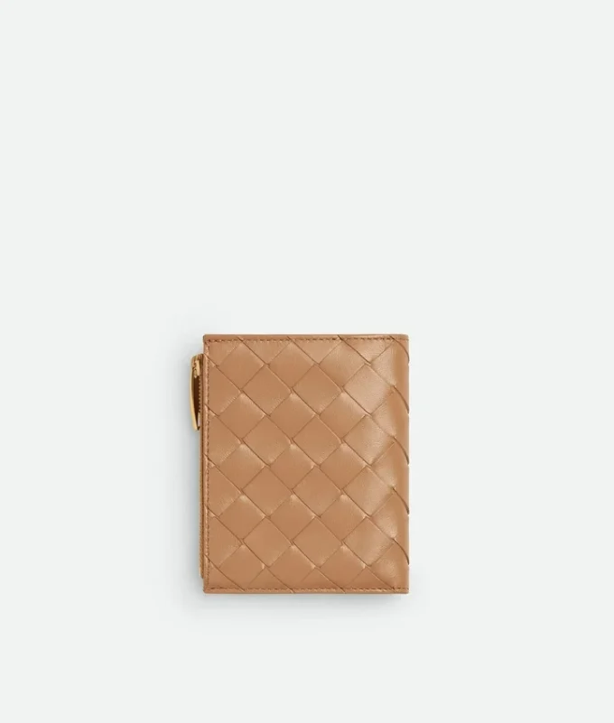Intrecciato Small Bi-Fold Wallet