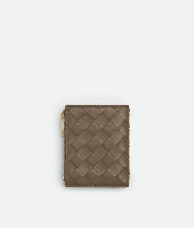 Intrecciato Small Bi-Fold Wallet