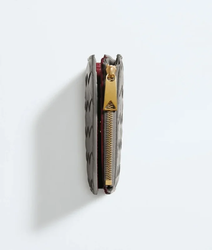 Intrecciato Small Bi-Fold Wallet