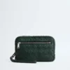 Intrecciato Small Pouch with Wristlet