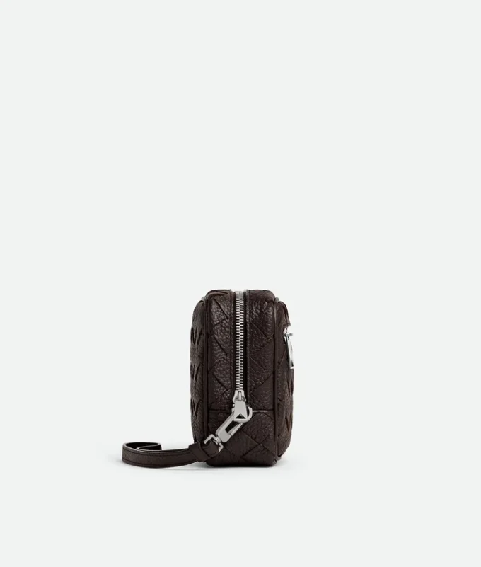 Intrecciato Small Pouch with Wristlet