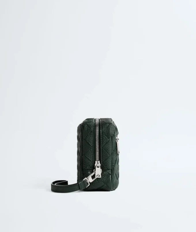 Intrecciato Small Pouch with Wristlet