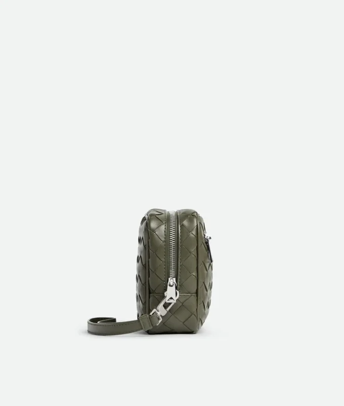 Intrecciato Small Pouch with Wristlet