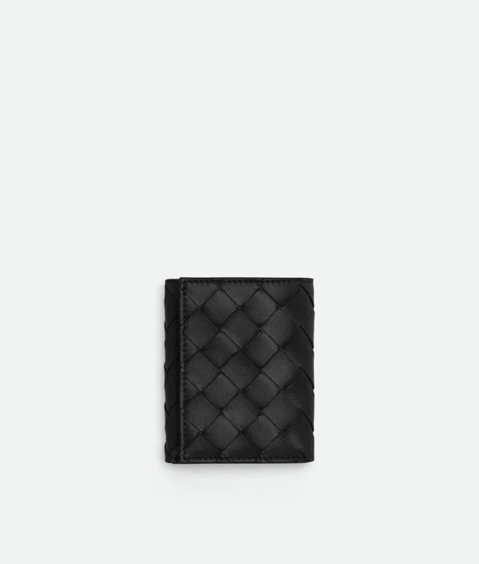 Intrecciato Small Tri-Fold Wallet