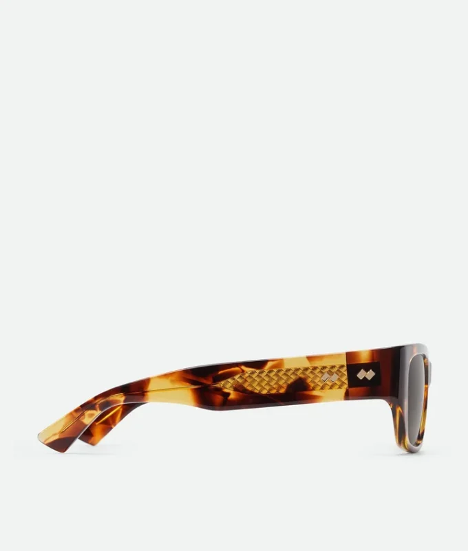 Intrecciato Square Sunglasses