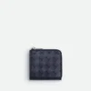 Intrecciato Square Zip Around Wallet