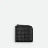 Intrecciato Square Zip Around Wallet