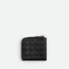 Intrecciato Square Zip Around Wallet