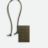 Intrecciato Stamp Badge Holder