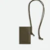 Intrecciato Stamp Badge Holder