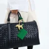 Intrecciato Stamp Badge Holder