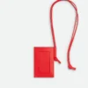 Intrecciato Stamp Badge Holder