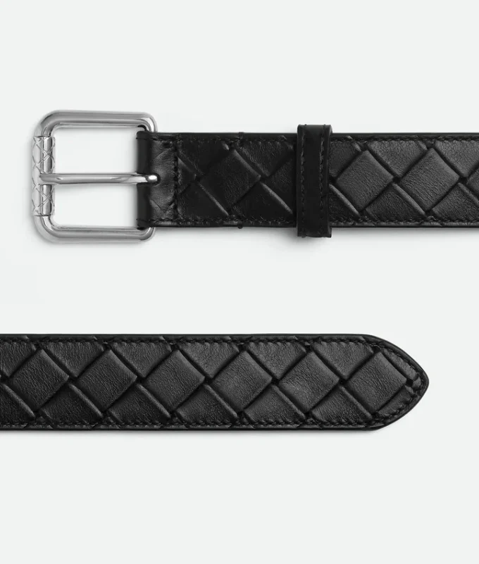 Intrecciato Stamp Belt