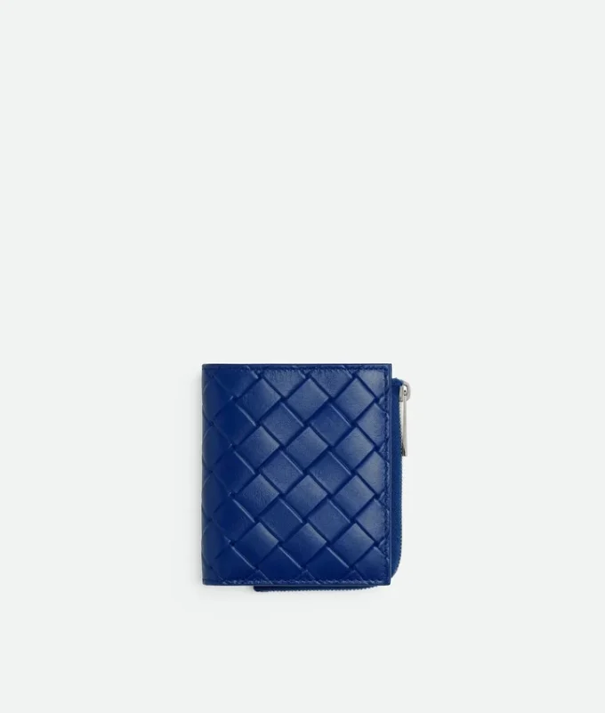 Intrecciato Stamp Bi-Fold Wallet