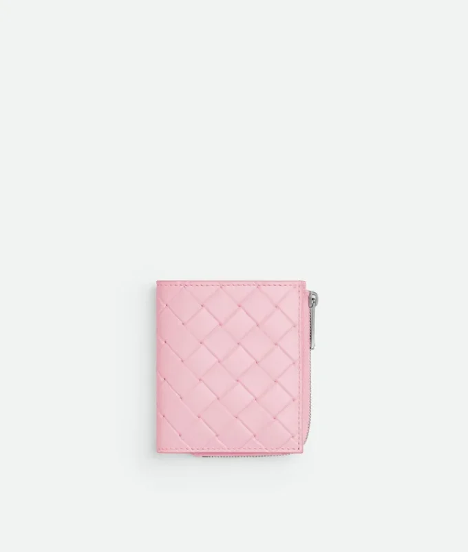 Intrecciato Stamp Bi-Fold Wallet