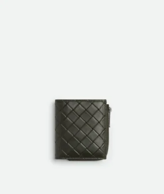 Intrecciato Stamp Bi-Fold Wallet