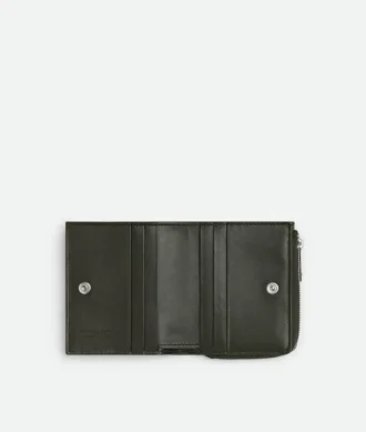 Intrecciato Stamp Bi-Fold Wallet