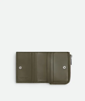 Intrecciato Stamp Bi-Fold Wallet