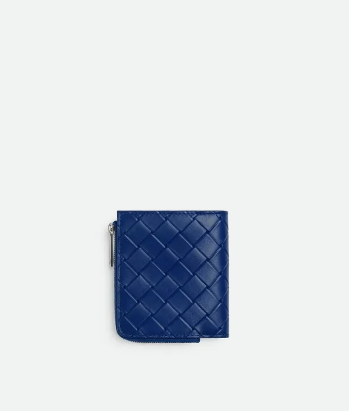 Intrecciato Stamp Bi-Fold Wallet