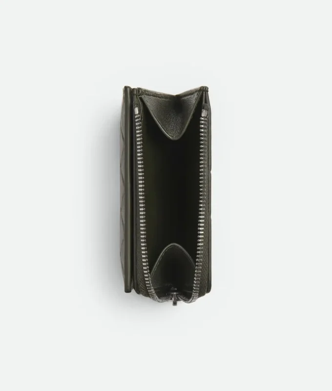 Intrecciato Stamp Bi-Fold Wallet