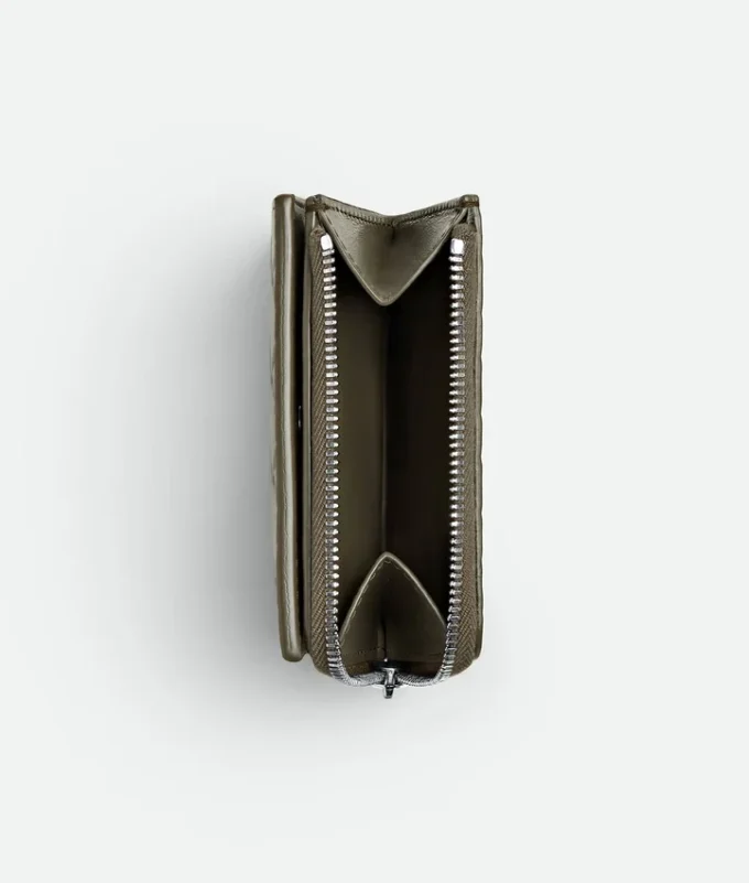 Intrecciato Stamp Bi-Fold Wallet