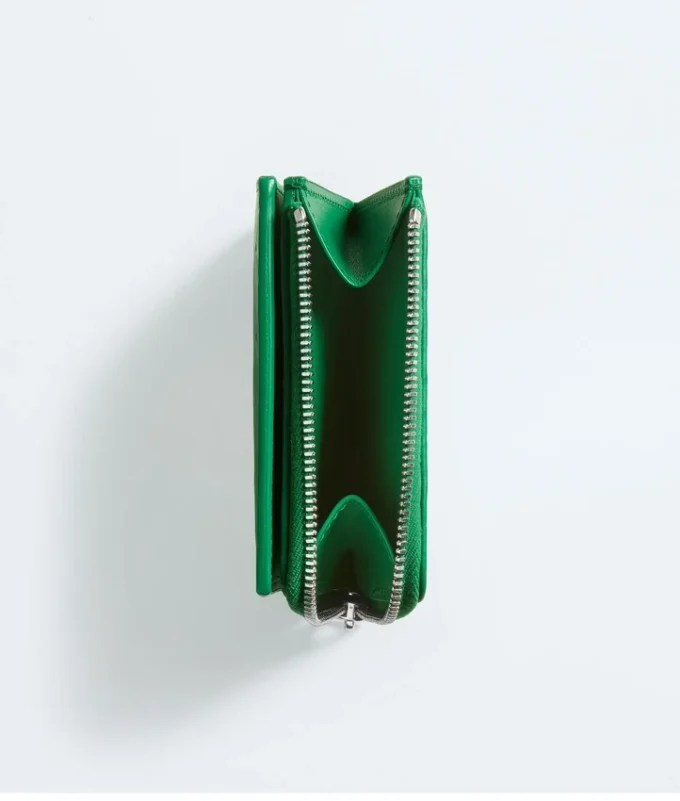 Intrecciato Stamp Bi-Fold Wallet