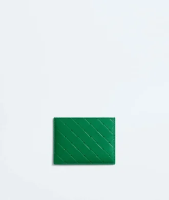 Intrecciato Stamp Credit Card Case
