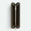 Intrecciato Stamp Zip Around Wallet