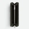 Intrecciato Stamp Zip Around Wallet