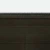 Intrecciato Stamp Zip Around Wallet
