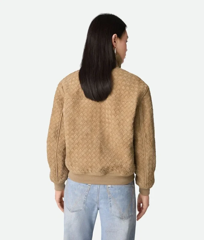 Intrecciato Suede Blouson