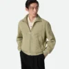 Intrecciato Suede Leather Blouson