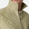 Intrecciato Suede Leather Blouson