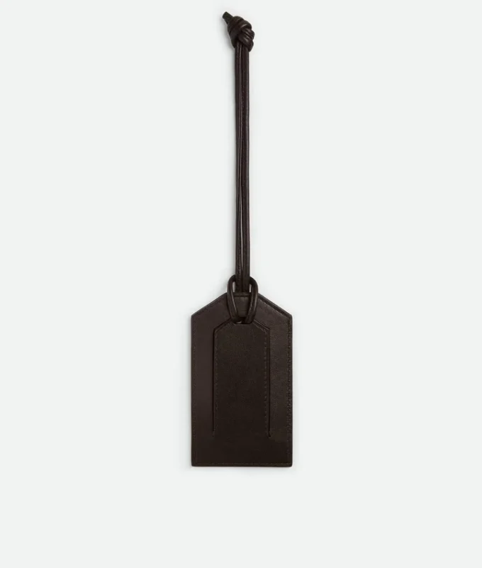 Intrecciato Tag Holder on Strap
