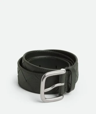Intrecciato Taurillon Belt