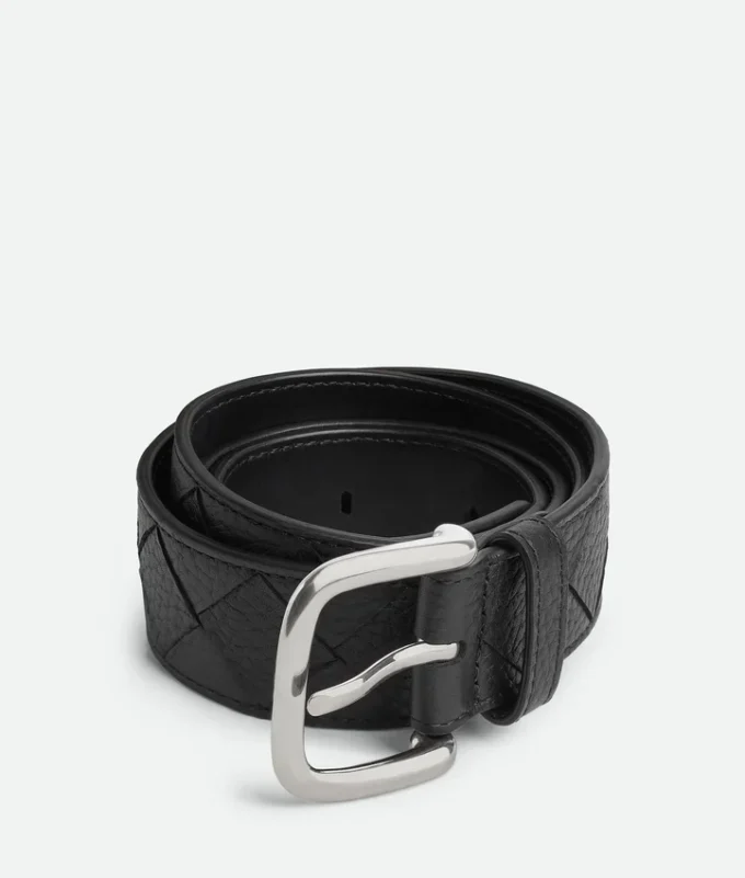 Intrecciato Taurillon Belt