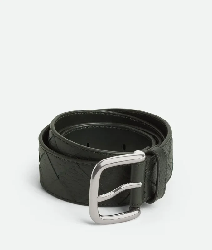 Intrecciato Taurillon Belt