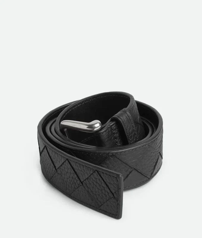 Intrecciato Taurillon Belt