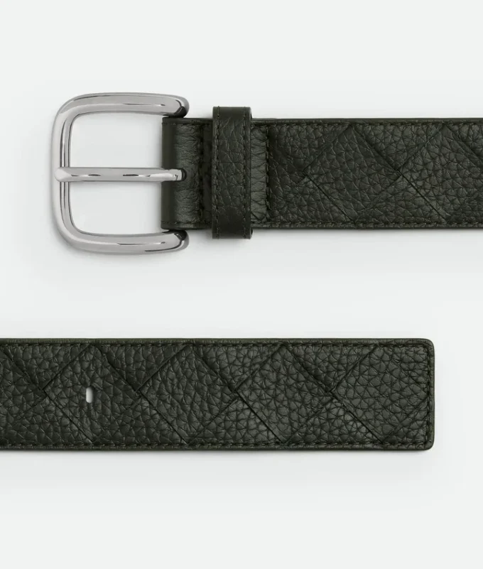 Intrecciato Taurillon Belt