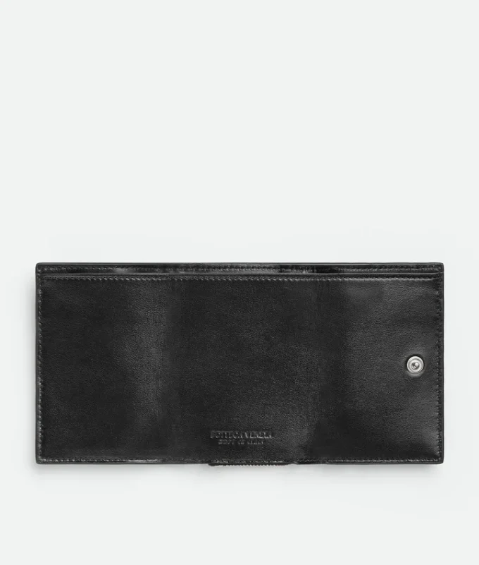 Intrecciato Tiny Tri-Fold Wallet