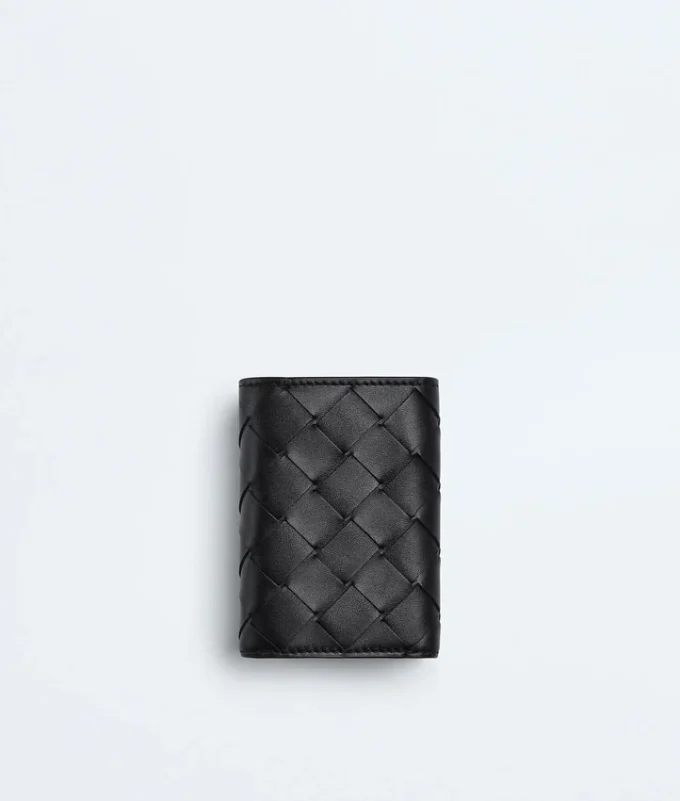 Intrecciato Tiny Tri-Fold Wallet