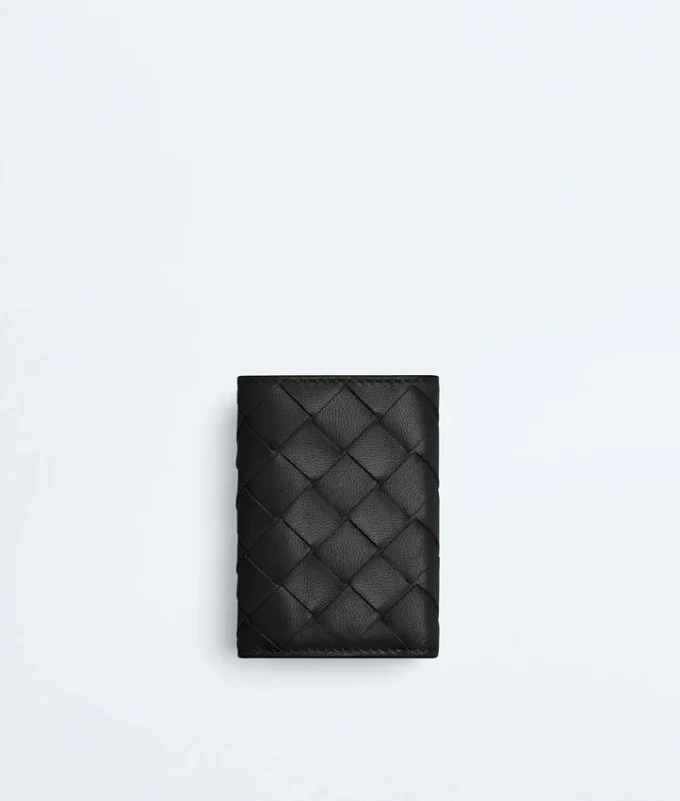Intrecciato Tiny Tri-Fold Wallet