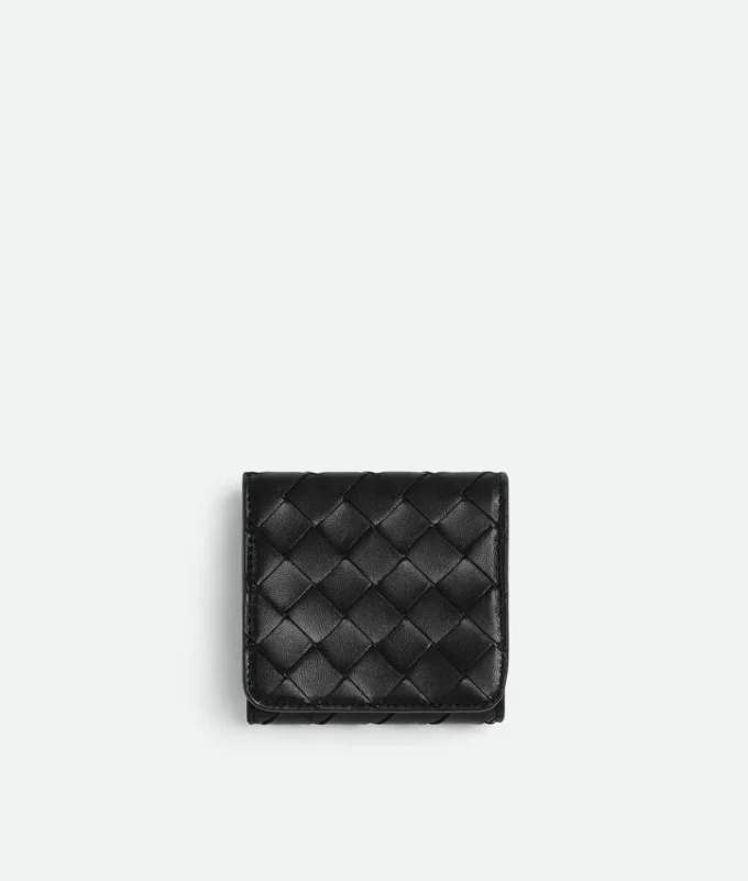Intrecciato Tri-Fold Wallet