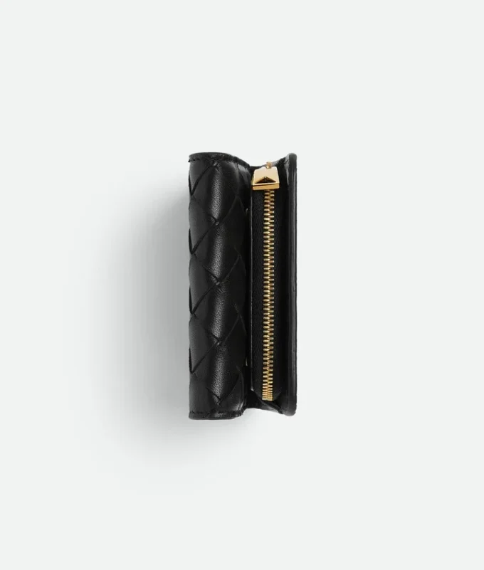 Intrecciato Tri-Fold Wallet